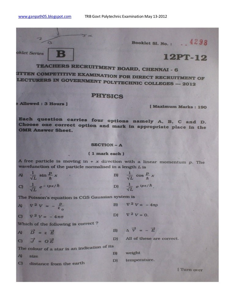 appsc polytechnic lecturers previous question papers for cse